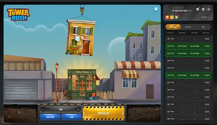 Tower Rush demo desktop